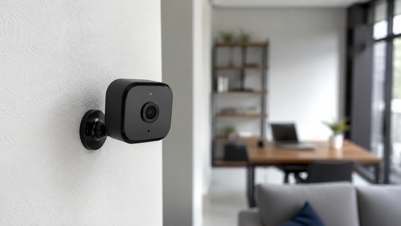 Camara espia para casa Full HD en diseño tecnológico para guía de compra