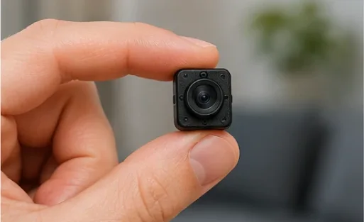 Mini camaras espia Full HD en diseño tecnológico para guía de compra