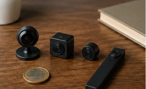 Mini camaras Full HD en diseño tecnológico para guía de compra
